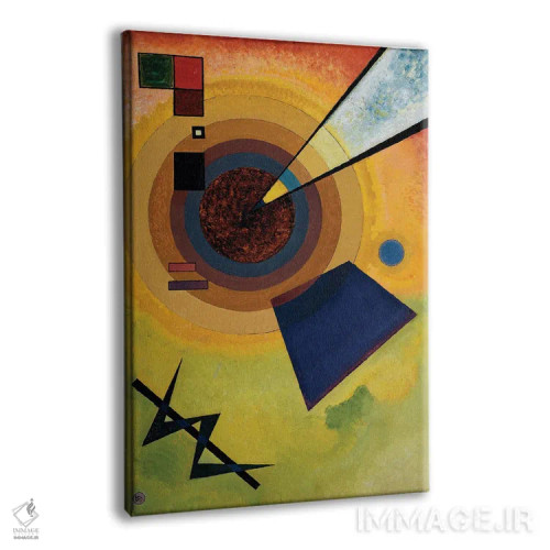 تابلو انتزاعی 1925,سبز و قرمز، ۱۹۲۵ اثر واسیلی کانباورسکی - نمای پرسپکتیو محصول