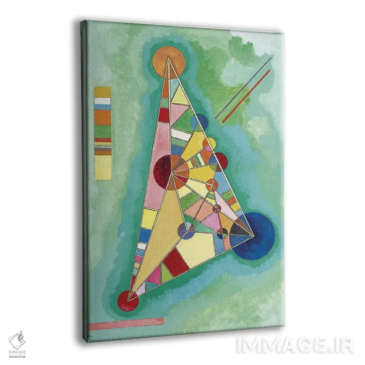 تابلو انتزاعی 1927,مثلث چندرنگ، ۱۹۲۷ اثر واسیلی کانباورسکی - نمای پرسپکتیو محصول