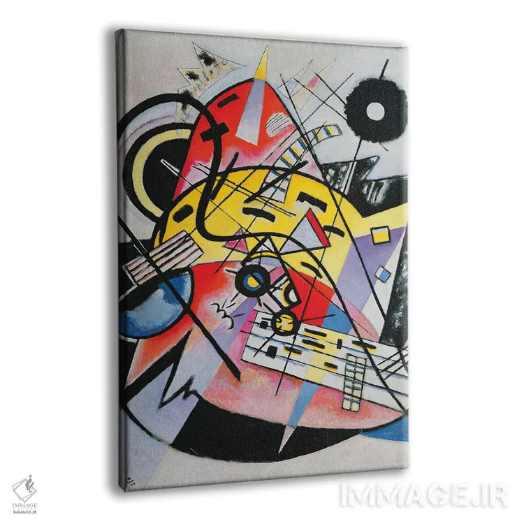 تابلو انتزاعی 1923,نقطه سفید، ۱۹۲۳ اثر واسیلی کانباورسکی - نمای پرسپکتیو محصول