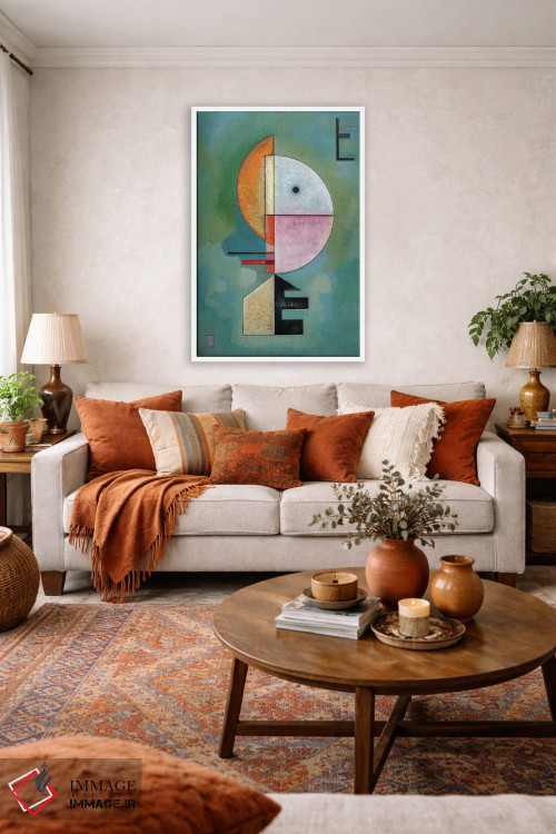 تابلو انتزاعی 1929,بالا رو، ۱۹۲۹ اثر واسیلی کانباورسکی - D1W