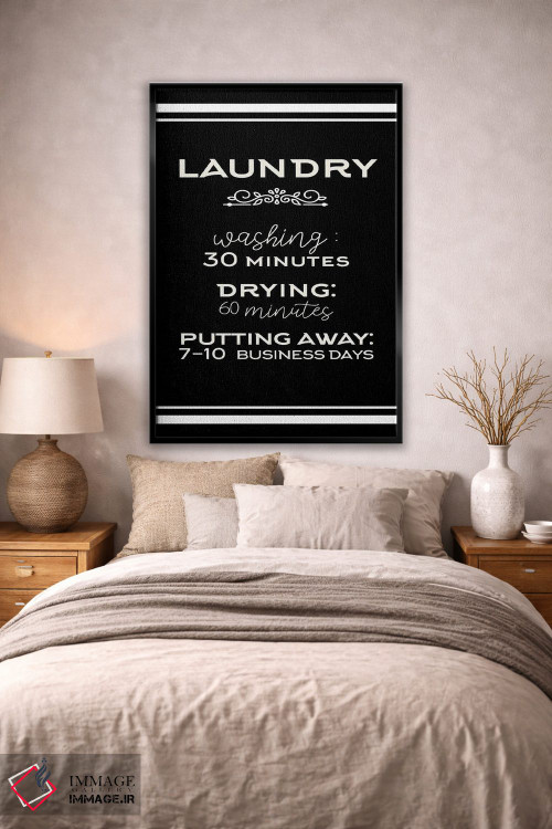 تابلو دکوراتیو روزهای رختشویی اثر کیمبرلی آلن - D1B