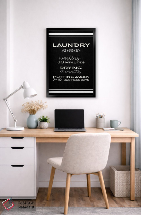 تابلو دکوراتیو روزهای رختشویی اثر کیمبرلی آلن - D6B