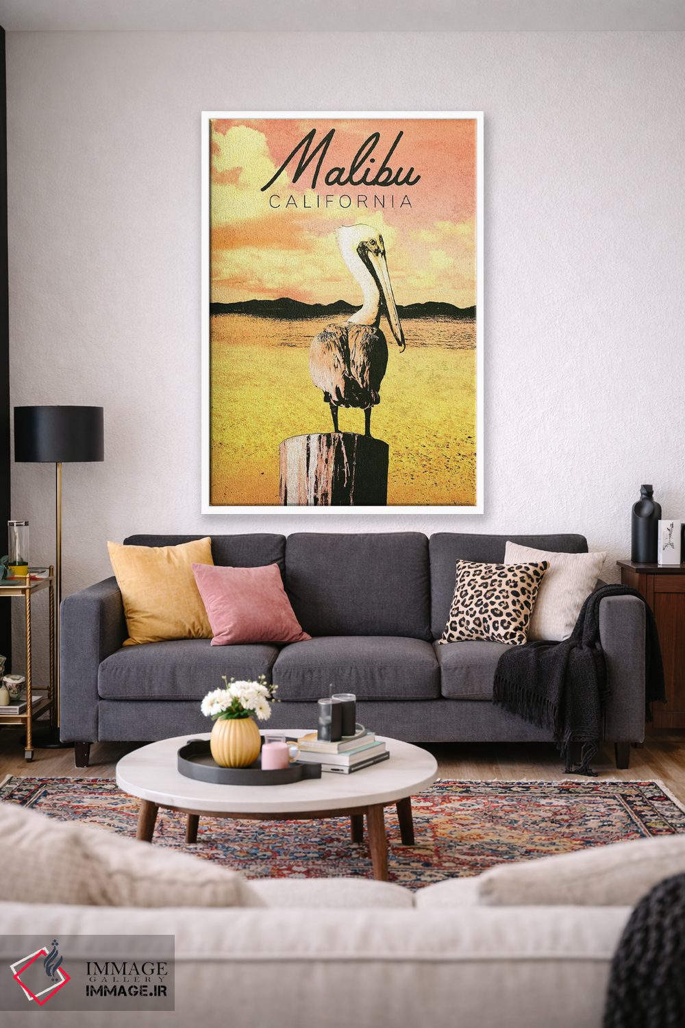 تابلو دکوراتیو California,مالیبو، کالیفرنیا اثر کتی منسفیلد - D1W
