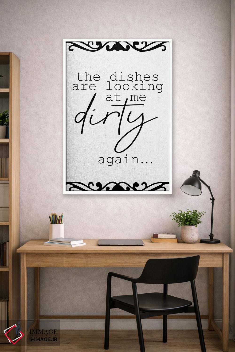 تابلو دکوراتیو ظرف ها اثر کیمبرلی آلن - D1W