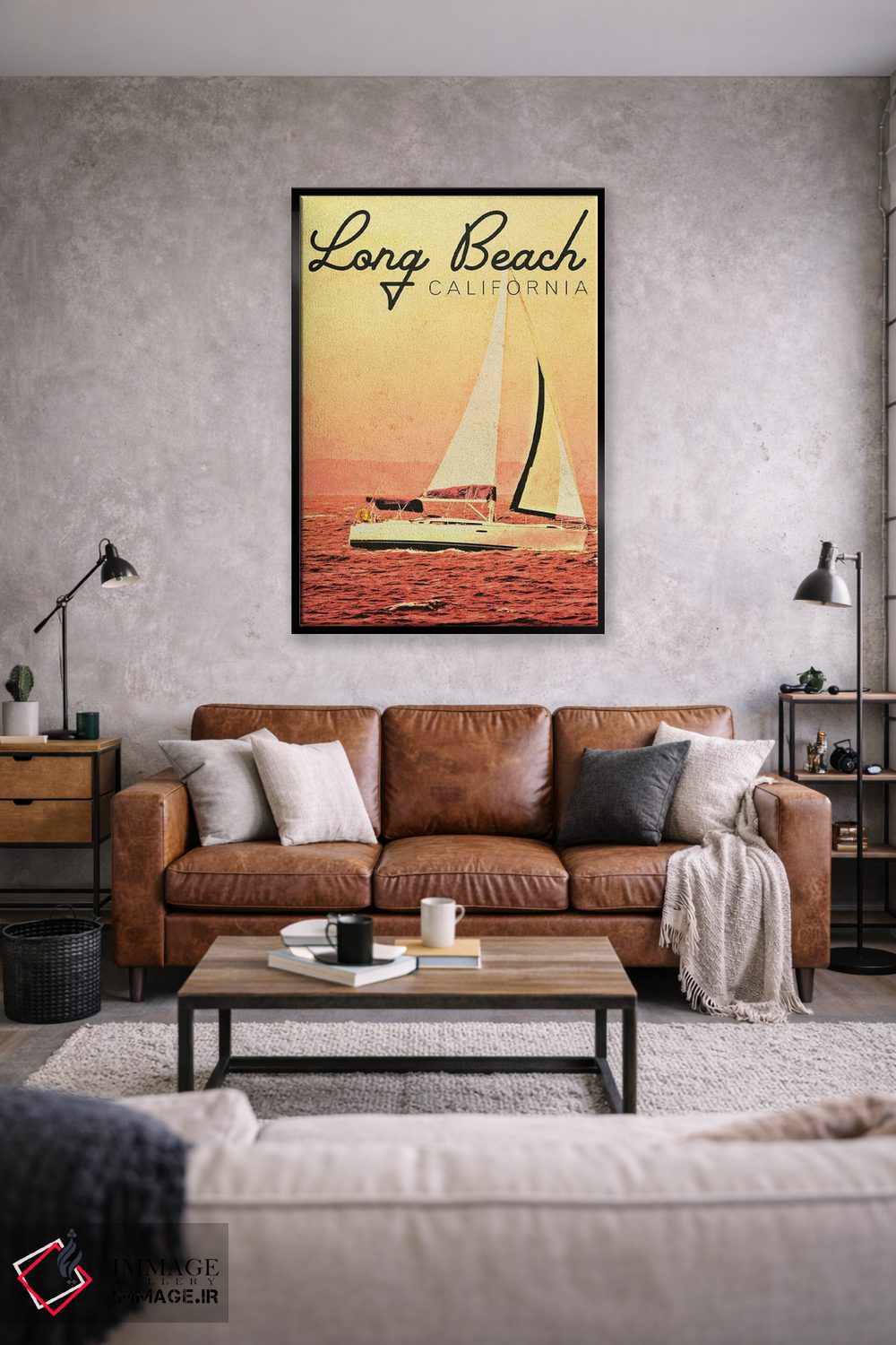 تابلو دکوراتیو California,لانگ بیچ، کالیفرنیا اثر کتی منسفیلد - D3B