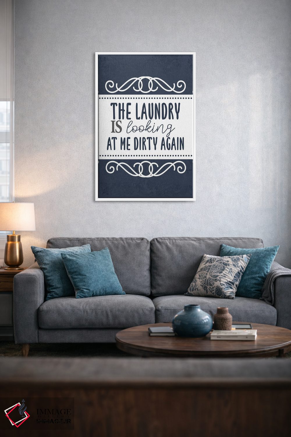 تابلو دکوراتیو رختشویی امروز III اثر کیمبرلی آلن - D3W