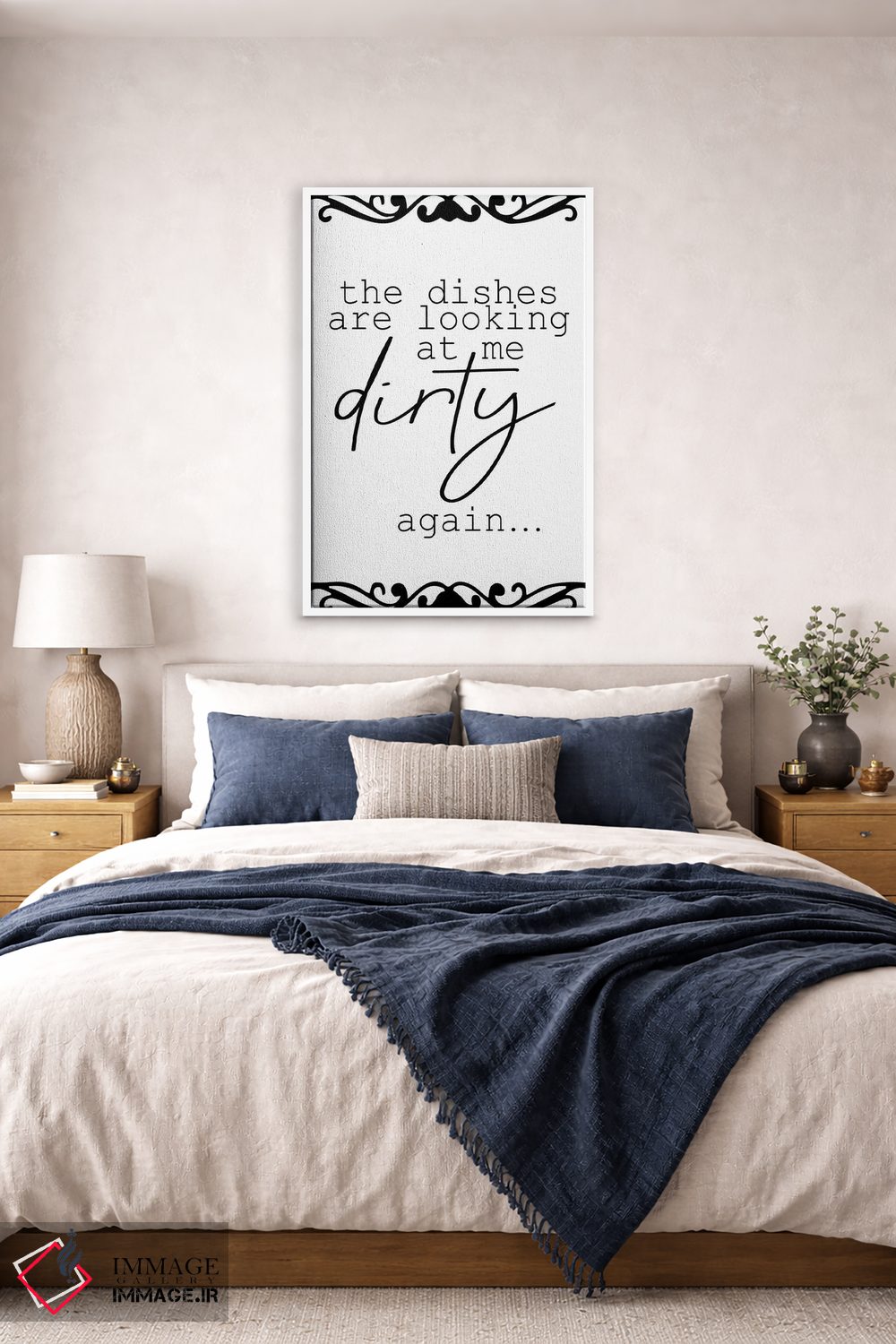 تابلو دکوراتیو ظرف ها اثر کیمبرلی آلن - D4W