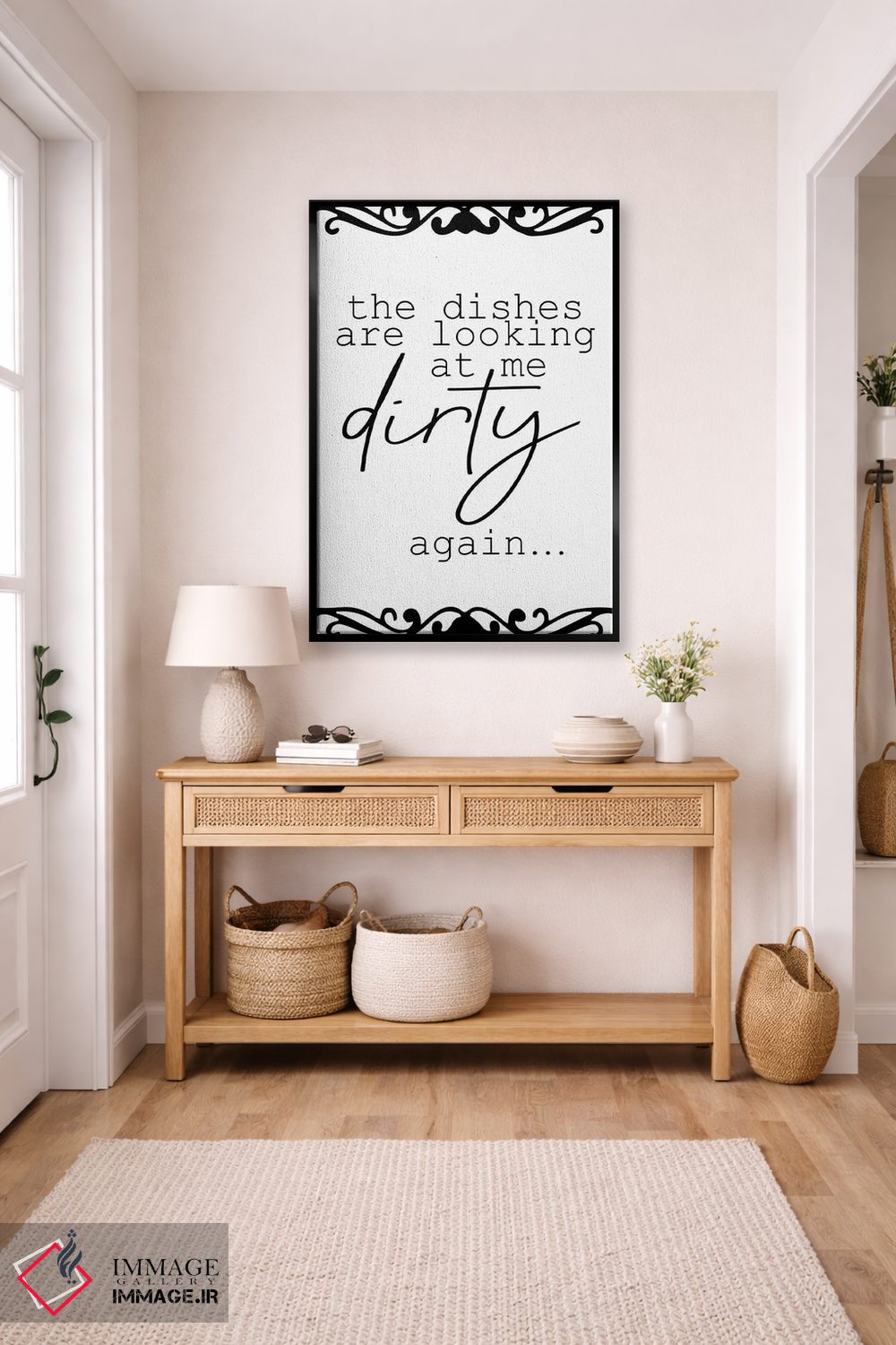 تابلو دکوراتیو ظرف ها اثر کیمبرلی آلن - D5B