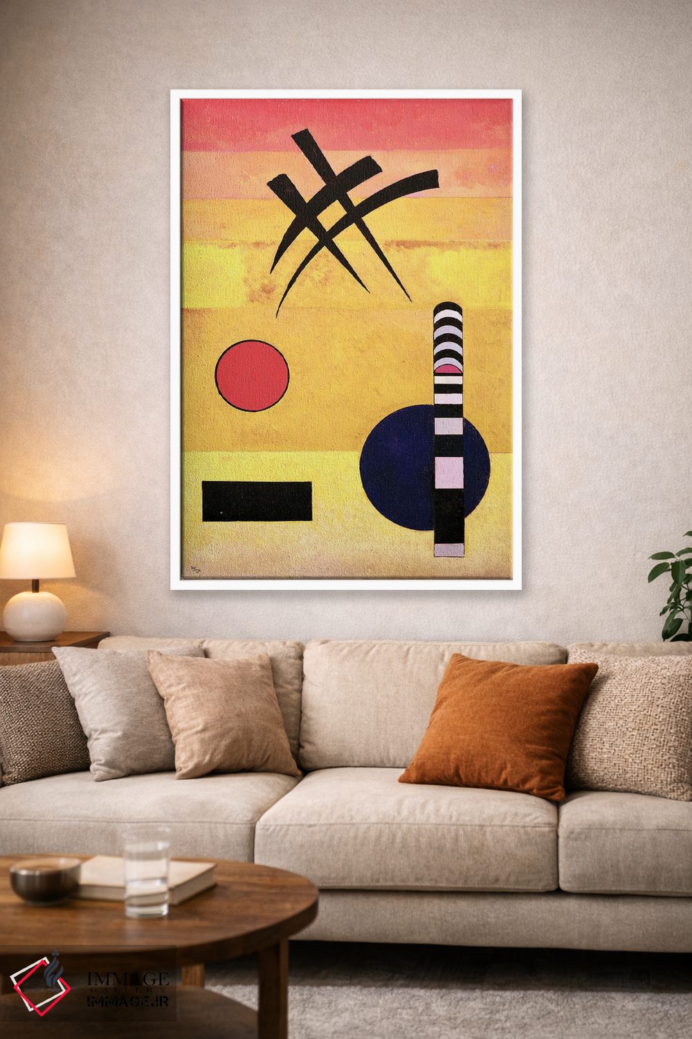 تابلو انتزاعی 1926,نشانه، ۱۹۲۶ اثر واسیلی کانباورسکی - D1W