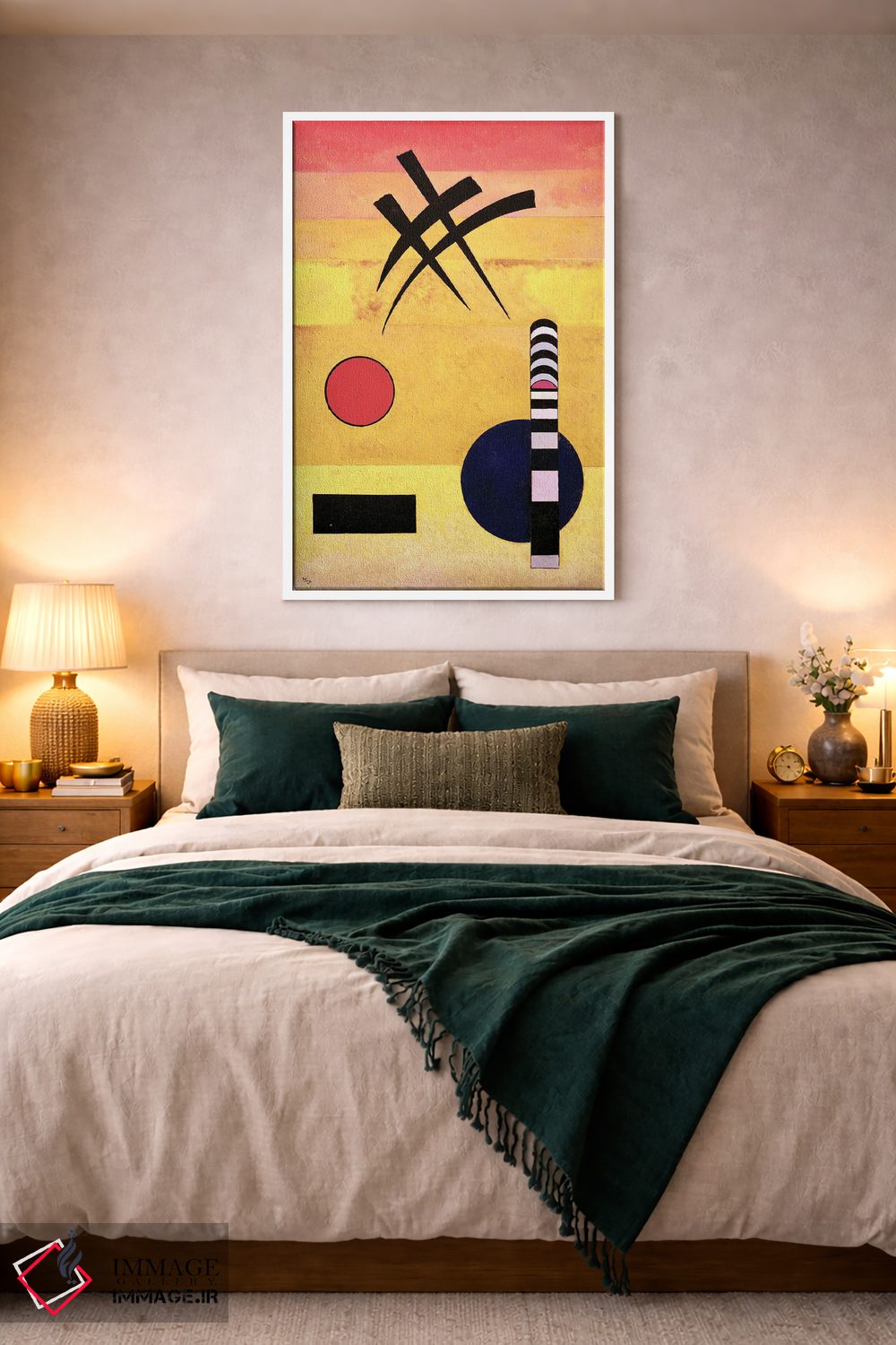 تابلو انتزاعی 1926,نشانه، ۱۹۲۶ اثر واسیلی کانباورسکی - D3W