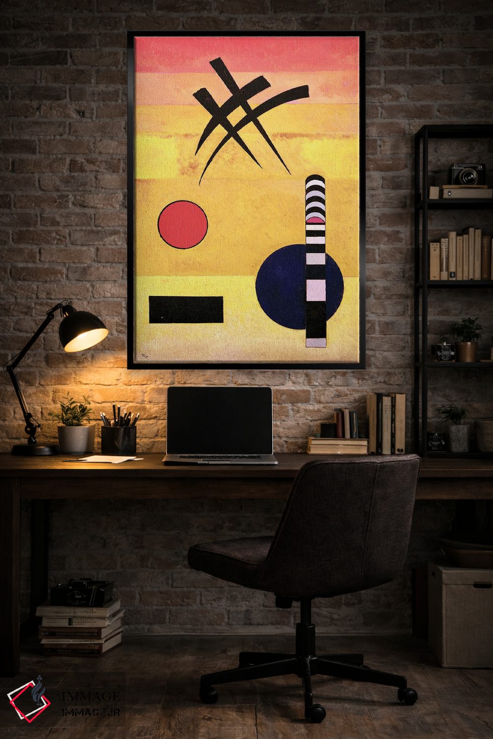 تابلو انتزاعی 1926,نشانه، ۱۹۲۶ اثر واسیلی کانباورسکی - D6B