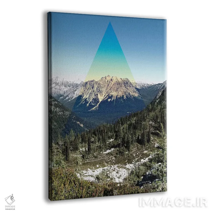 تابلو دکوراتیو قله کوه اثر کالی ویلسون - نمای پرسپکتیو محصول