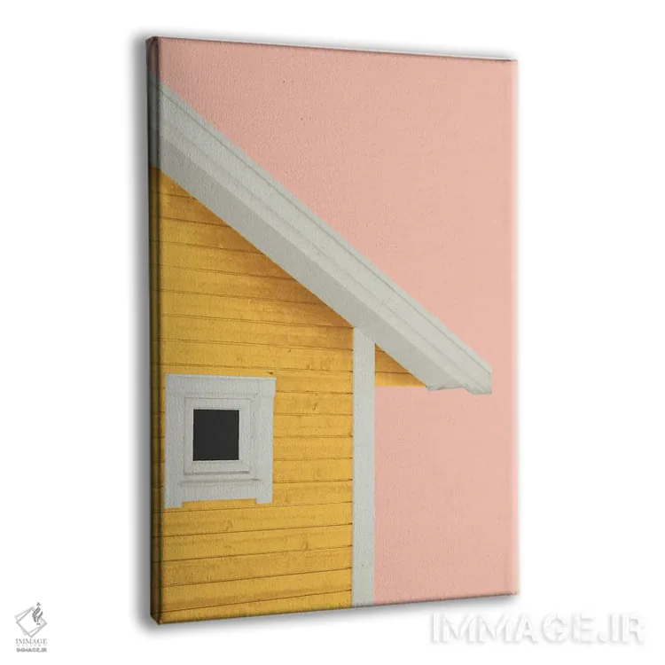 تابلو دکوراتیو کلبه تابستانی اثر کالی ویلسون - نمای پرسپکتیو محصول