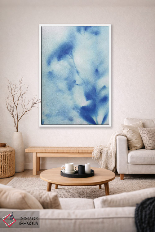 تابلو انتزاعی گل های دشت مه آلود شماره ۲ اثر کاترینا کراون - D1W