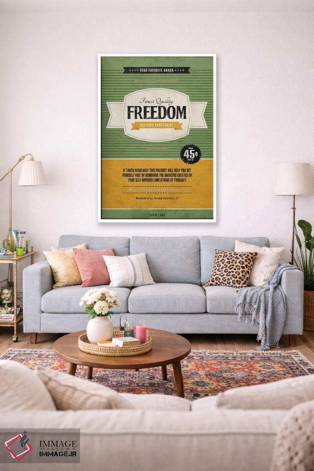 تابلو دکوراتیو آزادی اثر استر کی - D1W