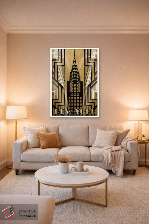 تابلو دکوراتیو دکور نیویورک اثر کاترینا کراون - D2W