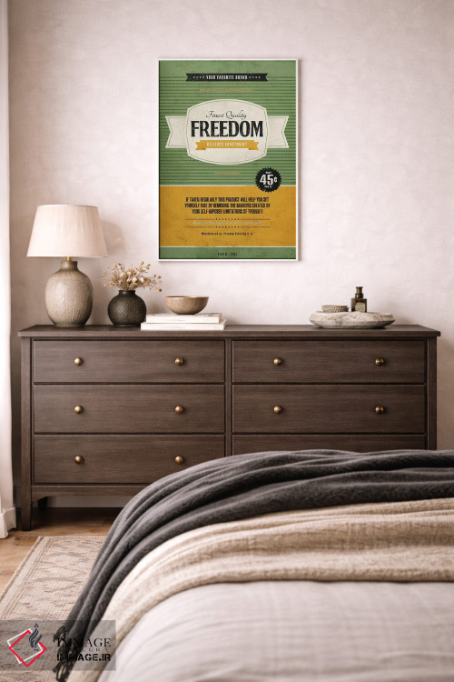 تابلو دکوراتیو آزادی اثر استر کی - D2W