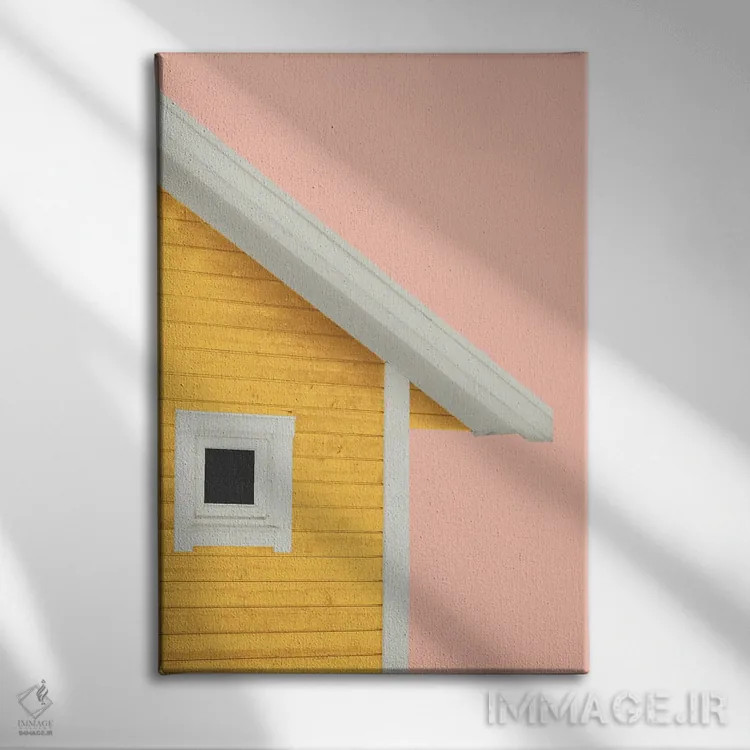 تابلو دکوراتیو کلبه تابستانی اثر کالی ویلسون - نمای روبهرو روی دیوار