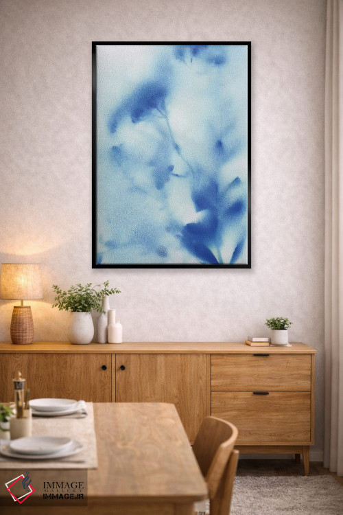 تابلو انتزاعی گل های دشت مه آلود شماره ۲ اثر کاترینا کراون - D5B