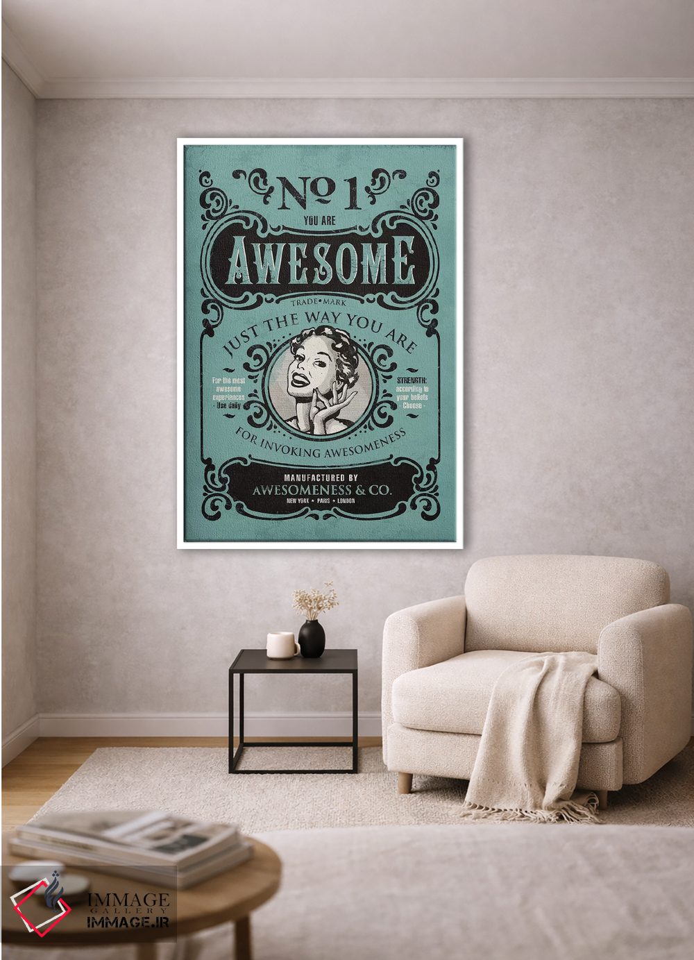 تابلو دکوراتیو شگفت انگیزی اثر استر کی - D1W