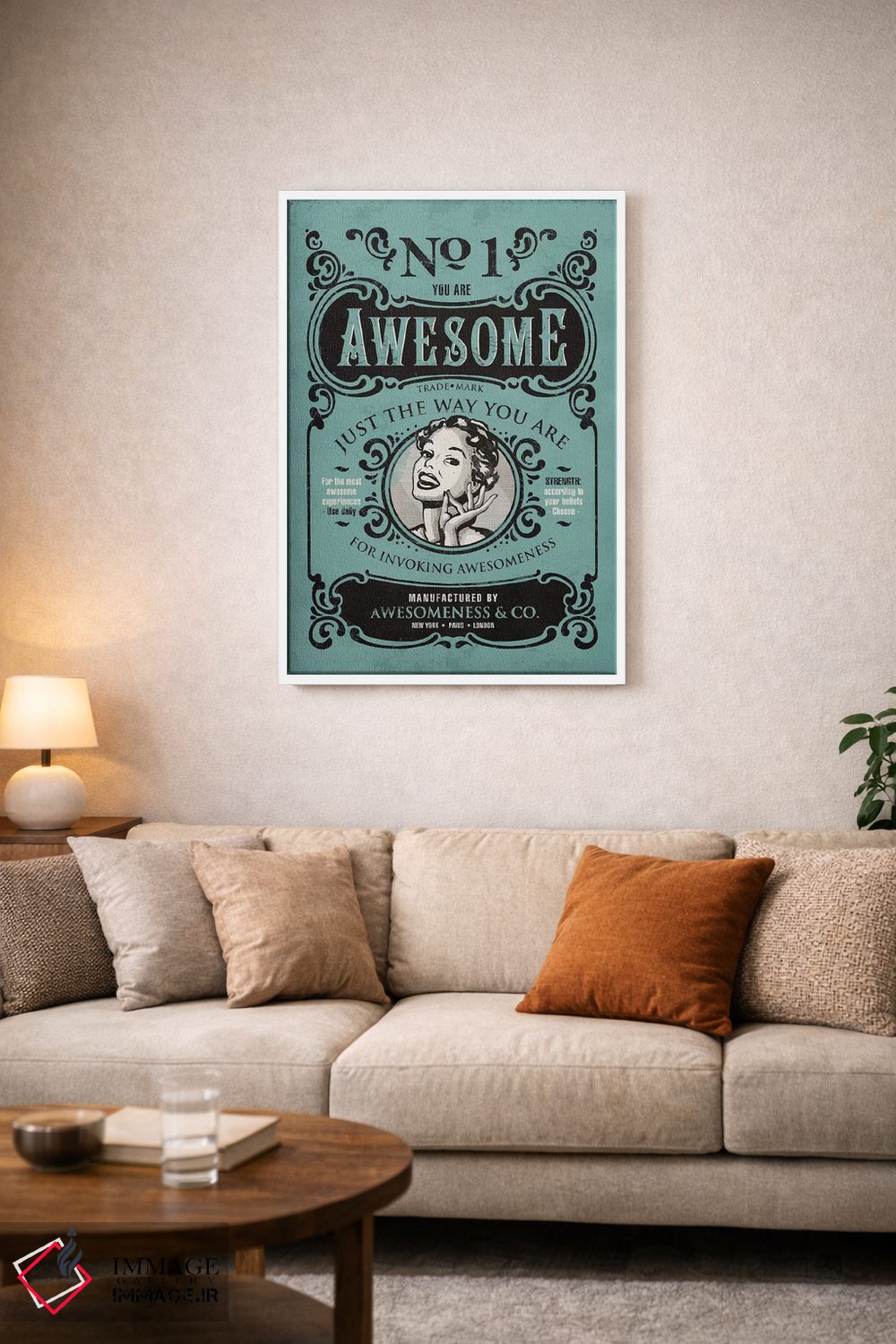 تابلو دکوراتیو شگفت انگیزی اثر استر کی - D3W