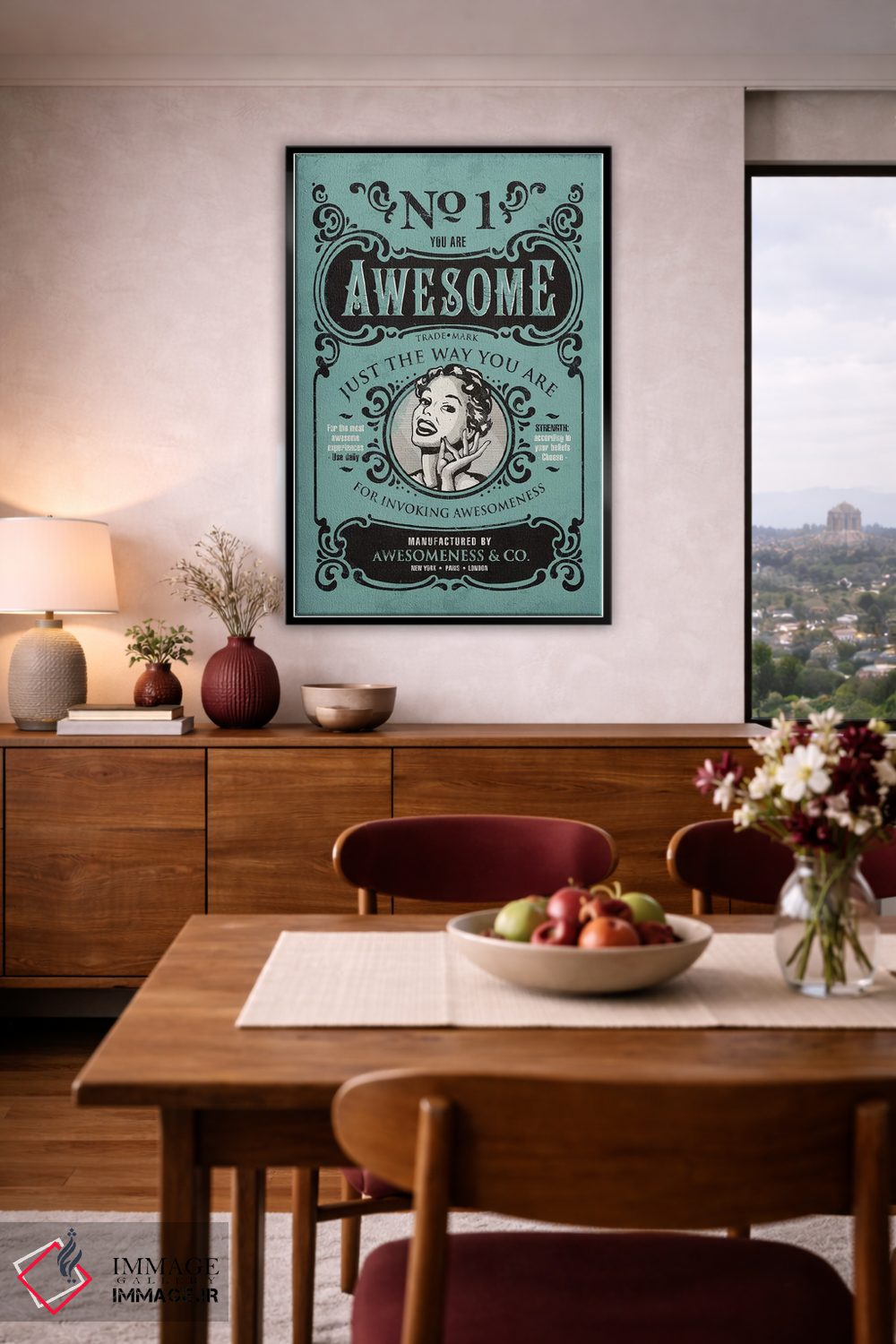 تابلو دکوراتیو شگفت انگیزی اثر استر کی - D4B