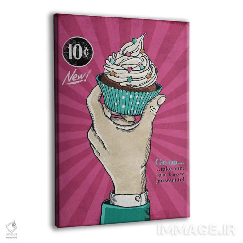 تابلو دکوراتیو به خودت برس اثر استر کی - نمای پرسپکتیو محصول