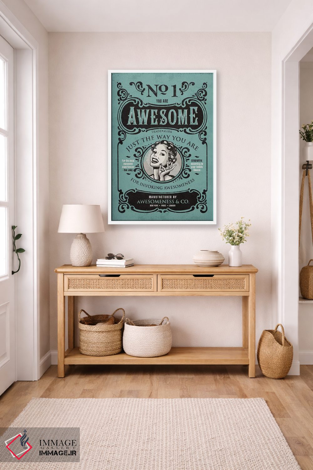 تابلو دکوراتیو شگفت انگیزی اثر استر کی - D5W