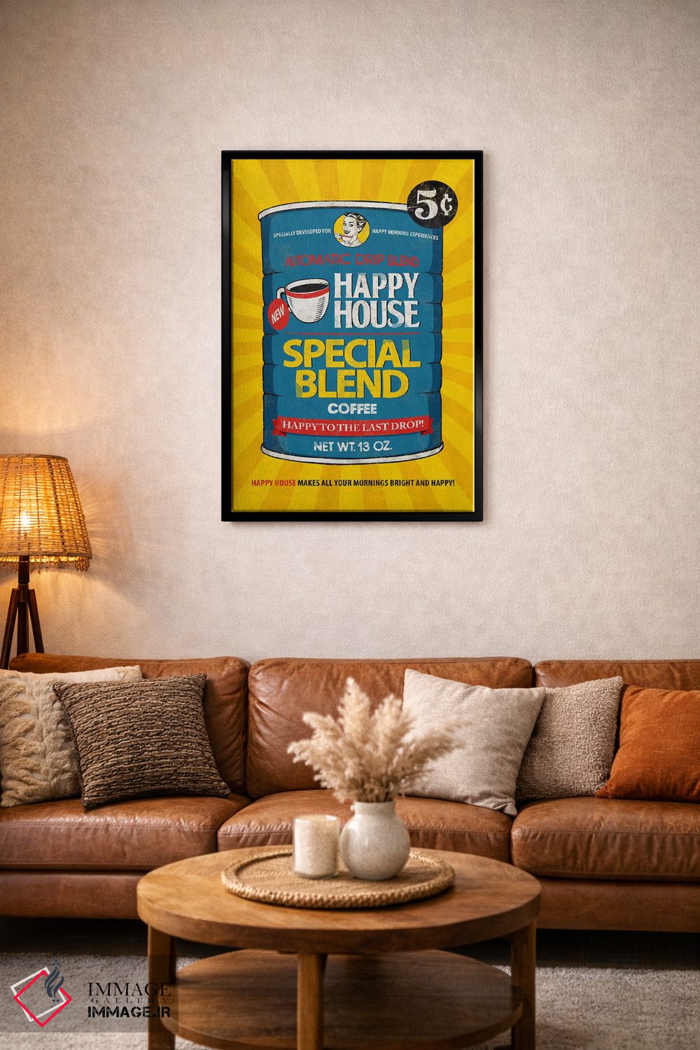 تابلو دکوراتیو خانه خوشحال اثر استر کی - D3B