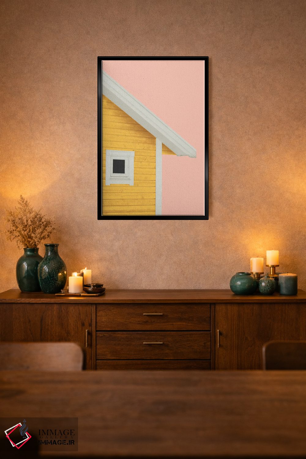 تابلو دکوراتیو کلبه تابستانی اثر کالی ویلسون - D2B