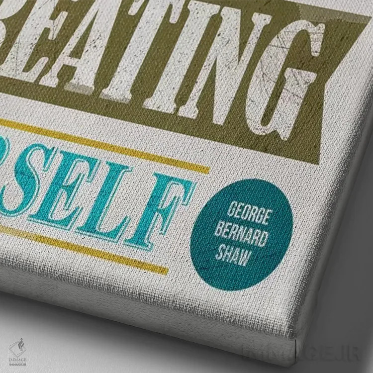 تابلو دکوراتیو خودت را بساز اثر استر کی - نمای نزدیک بافت بوم