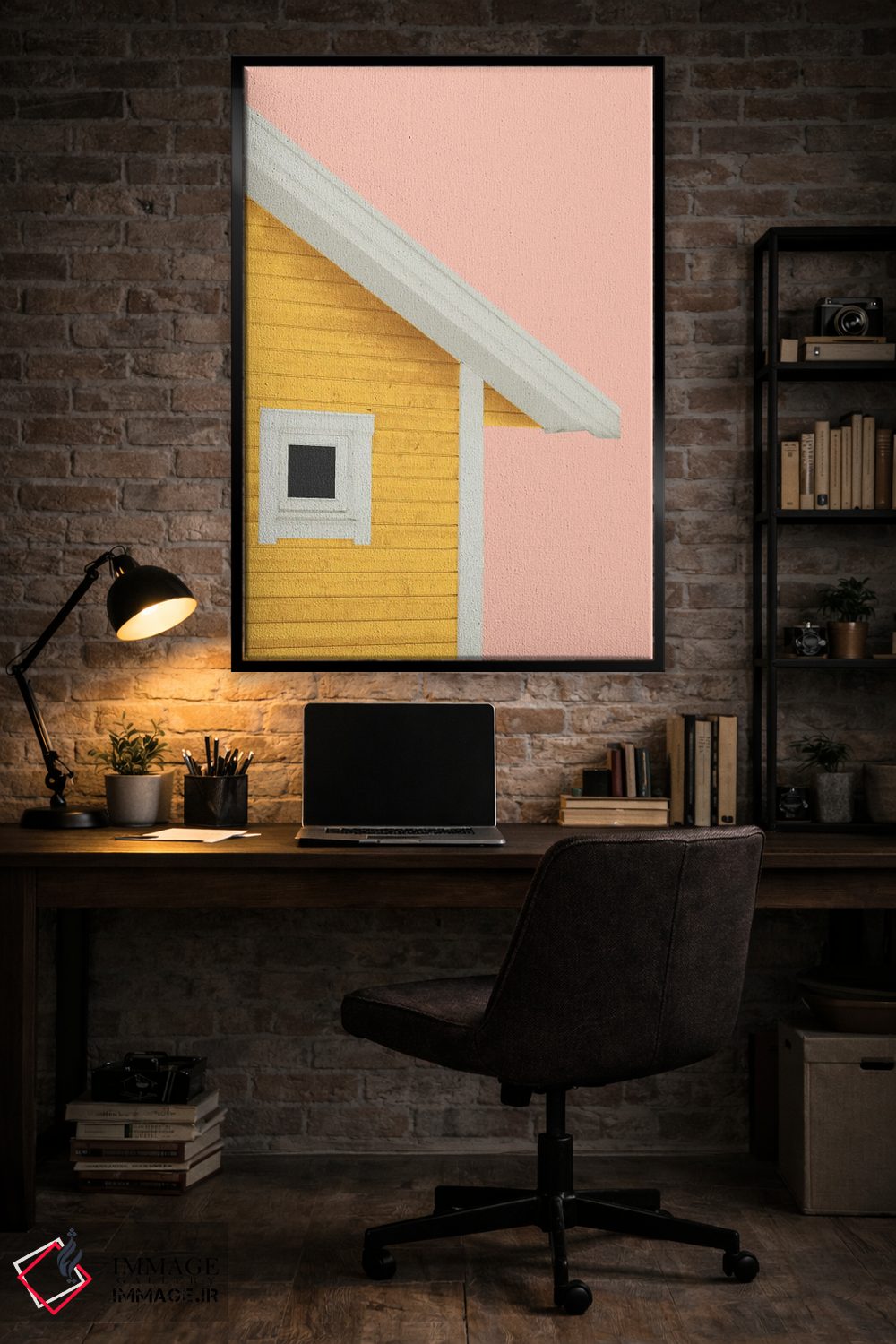 تابلو دکوراتیو کلبه تابستانی اثر کالی ویلسون - D5B