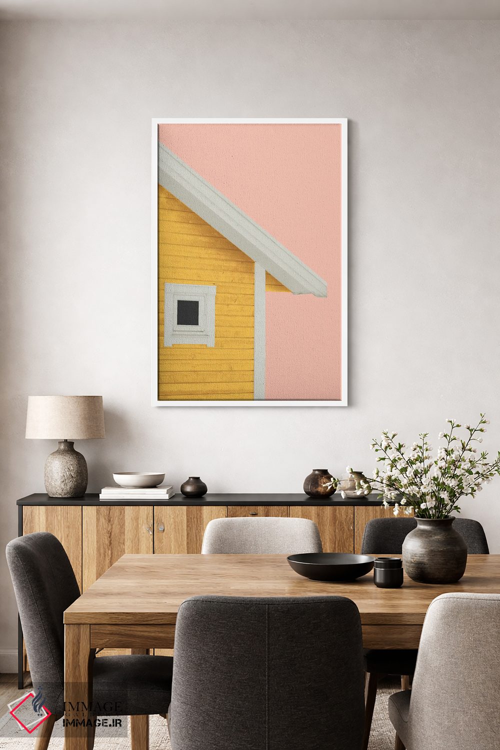 تابلو دکوراتیو کلبه تابستانی اثر کالی ویلسون - D4W