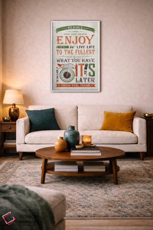 تابلو دکوراتیو اکنون زمانش است اثر استر کی - D2W