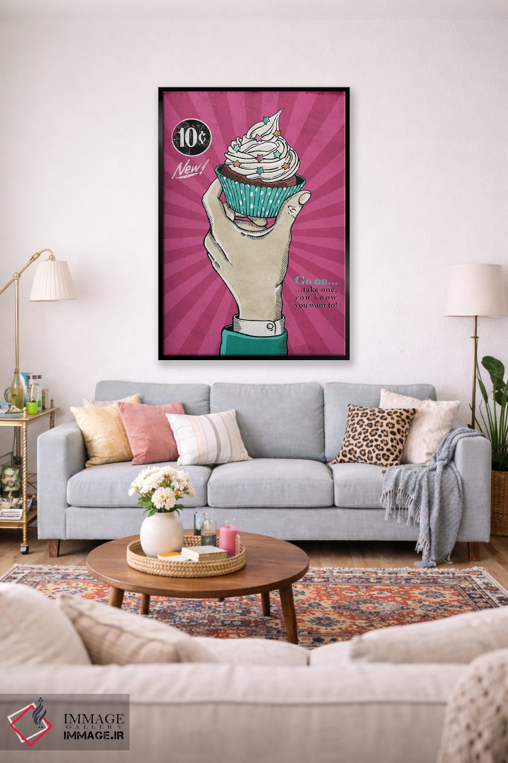 تابلو دکوراتیو به خودت برس اثر استر کی - D2B