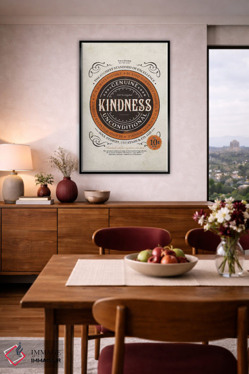 تابلو دکوراتیو مهربانی شماره ۲ اثر استر کی - D5B