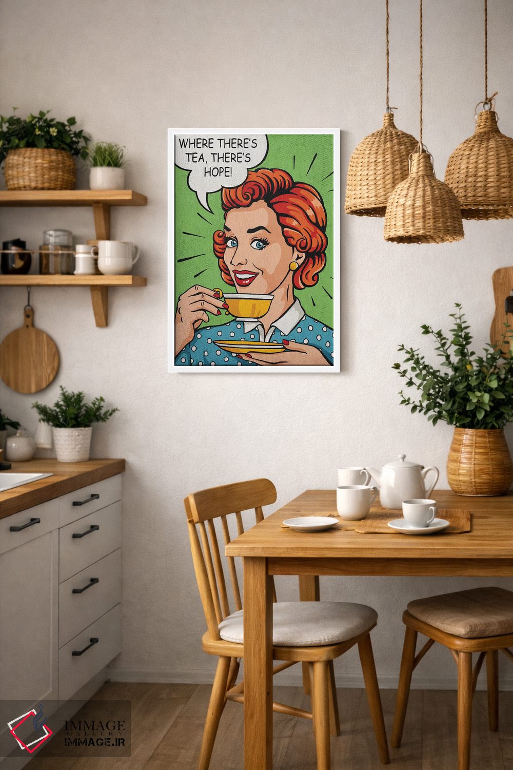 تابلو دکوراتیو امید وجود دارد اثر استر کی - D3W