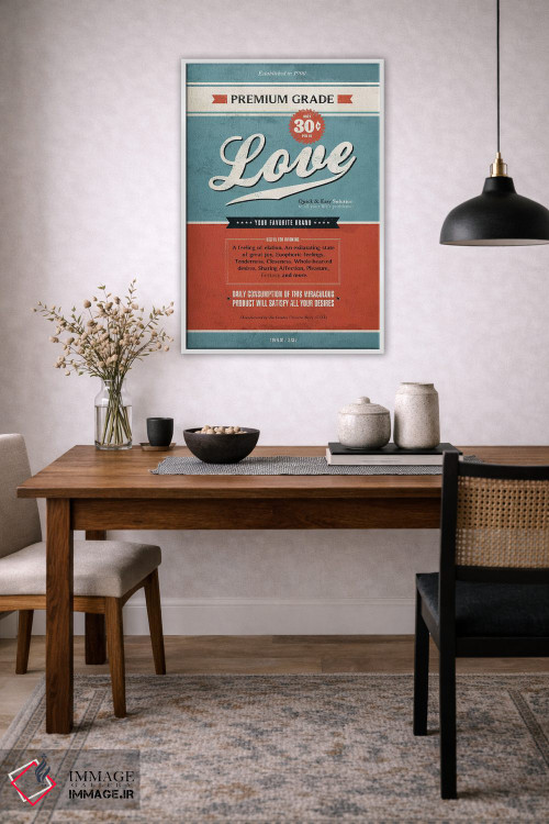 تابلو دکوراتیو عشق اثر استر کی - D3W