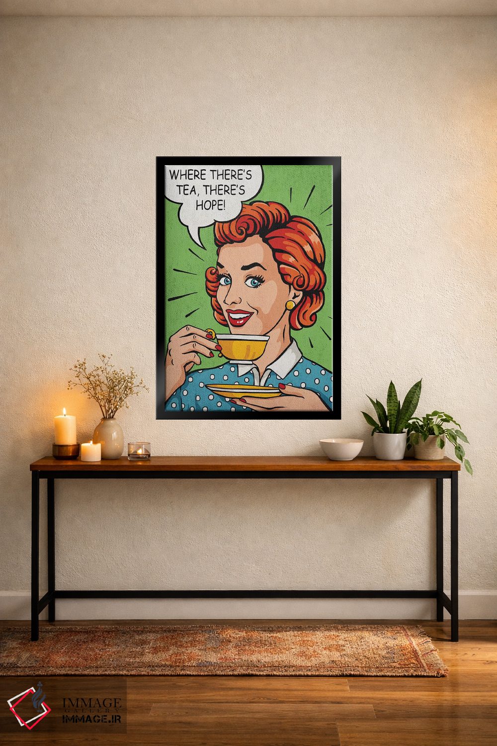 تابلو دکوراتیو امید وجود دارد اثر استر کی - D6B