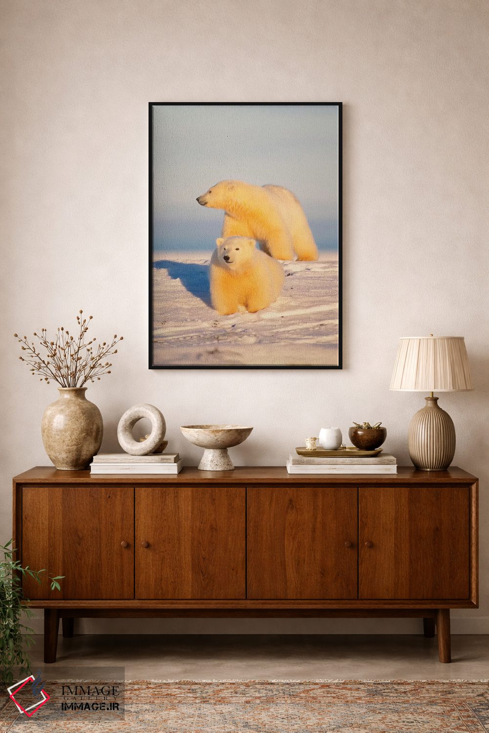 تابلو دکوراتیو Area 1002, Coastal Plain, Arctic National Wildlife Refug… اثر استیو کازلوسکی - D3B