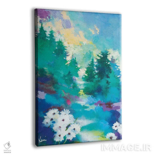 تابلو دکوراتیو نشانه های کوچک در طول راه اثر کری مک کیب - نمای پرسپکتیو محصول