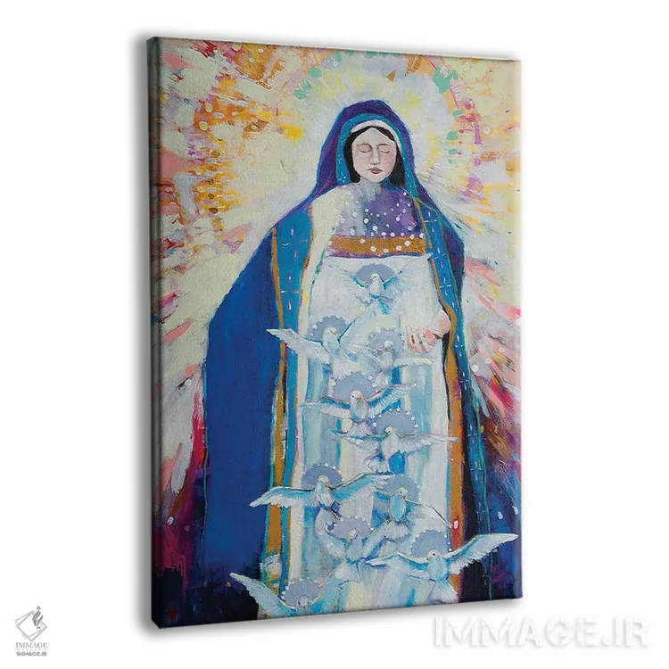 تابلو دکوراتیو مادر صلح برای ما دعا کن اثر کری مک کیب - نمای پرسپکتیو محصول