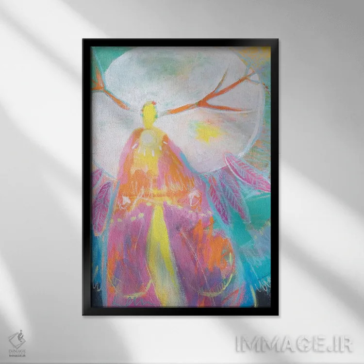 تابلو دکوراتیو راهنمایم باش تا سوی نور اثر کری مک کیب - نمای قابدار مشکی