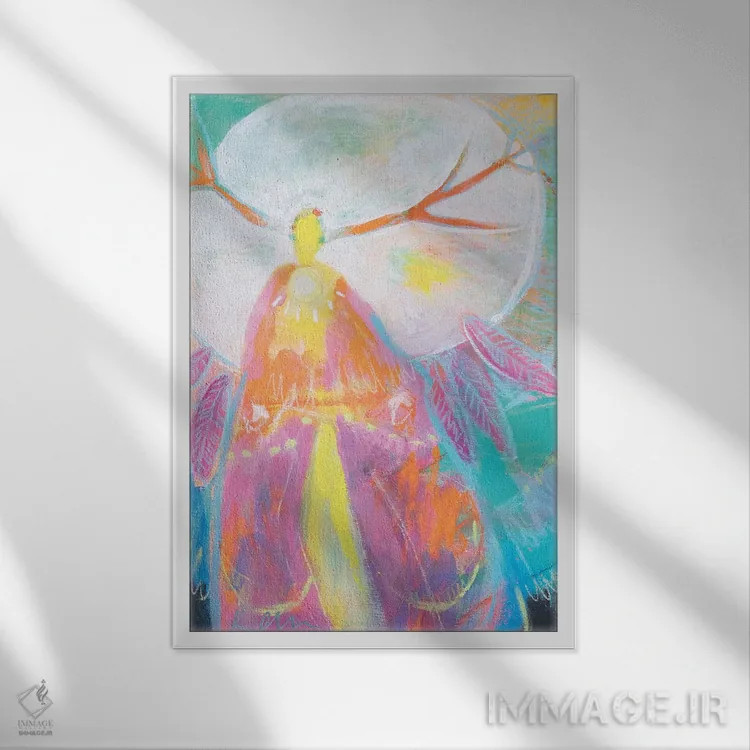 تابلو دکوراتیو راهنمایم باش تا سوی نور اثر کری مک کیب - نمای قابدار سفید