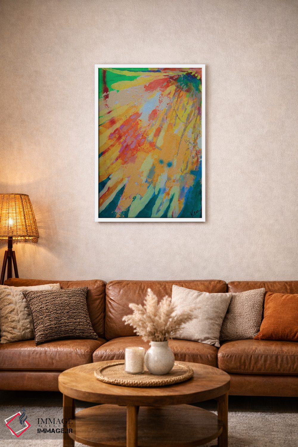 تابلو دکوراتیو درون خورشید ذوب شو اثر کری مک کیب - D2W