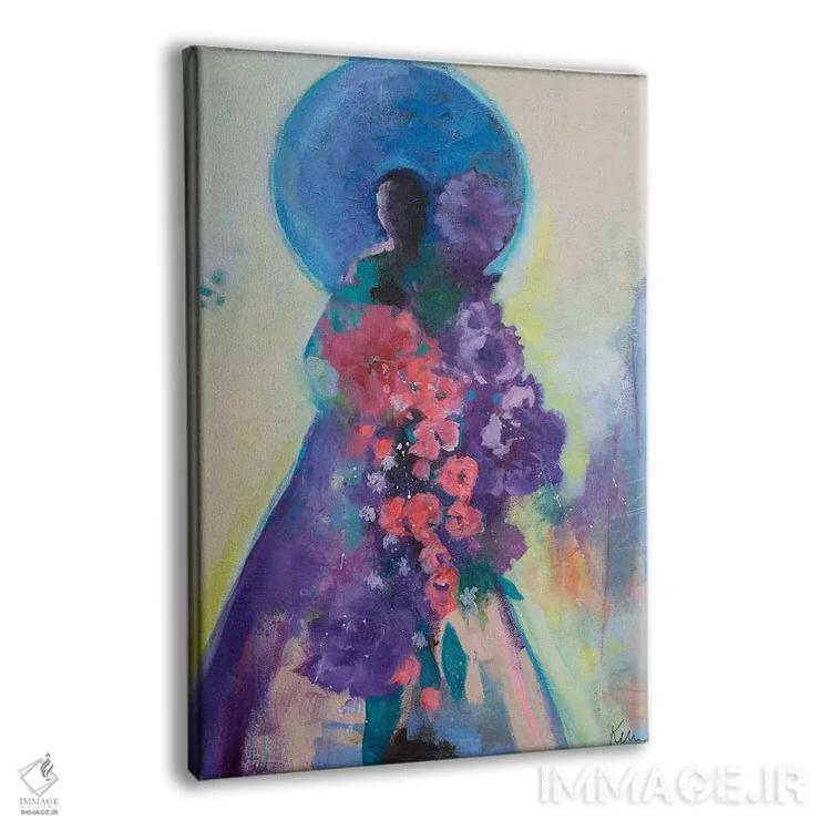 تابلو دکوراتیو تقدیم وفور اثر کری مک کیب - نمای پرسپکتیو محصول