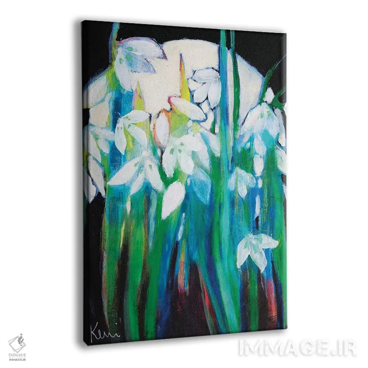 تابلو دکوراتیو شکوفه دادن در مهتاب اثر کری مک کیب - نمای پرسپکتیو محصول