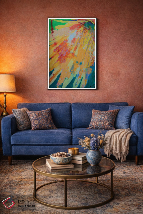 تابلو دکوراتیو درون خورشید ذوب شو اثر کری مک کیب - D4W