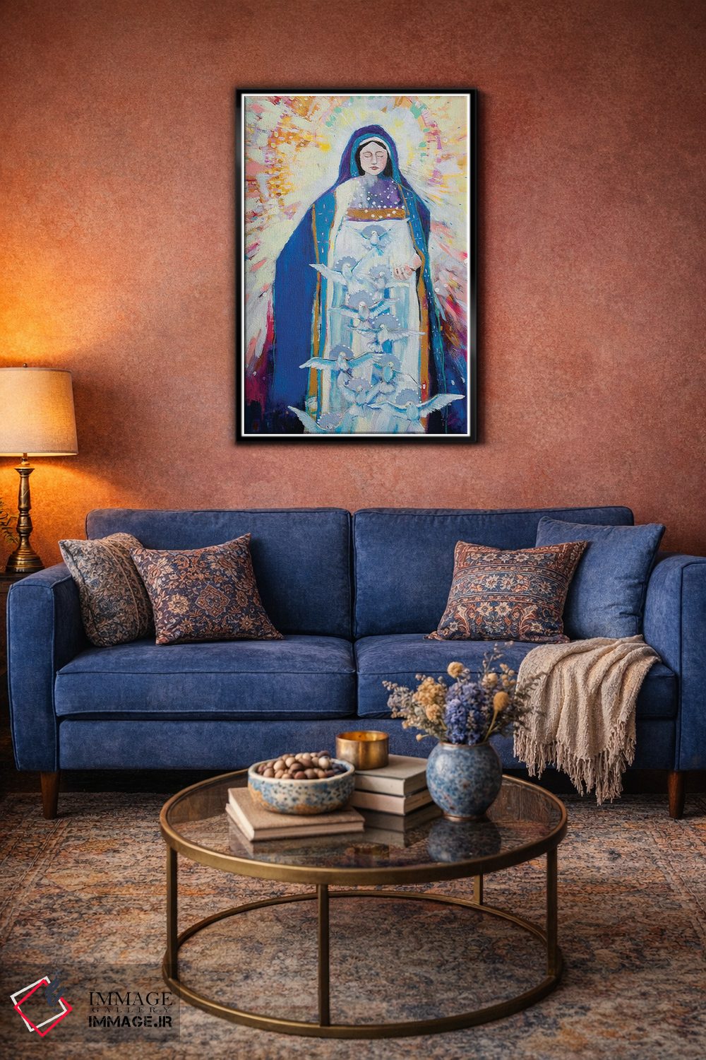 تابلو دکوراتیو مادر صلح برای ما دعا کن اثر کری مک کیب - D5B