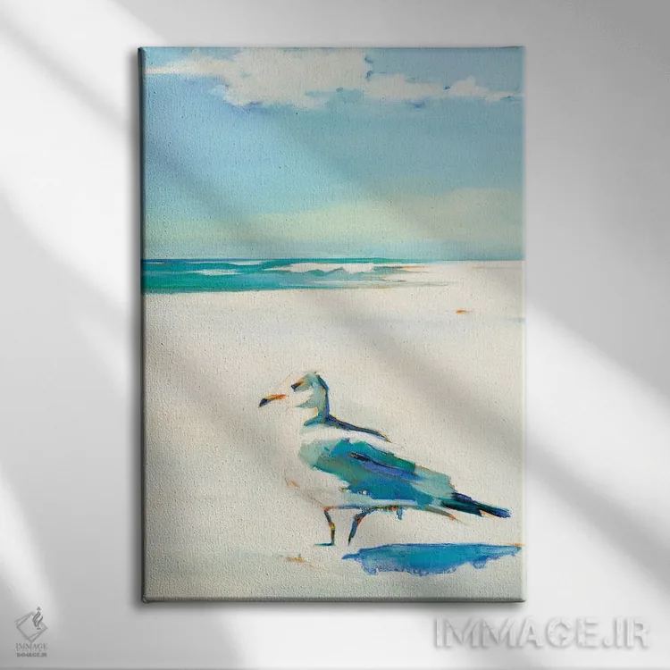 تابلو دکوراتیو در کمین اثر کاتلین برادریک - نمای روبهرو روی دیوار